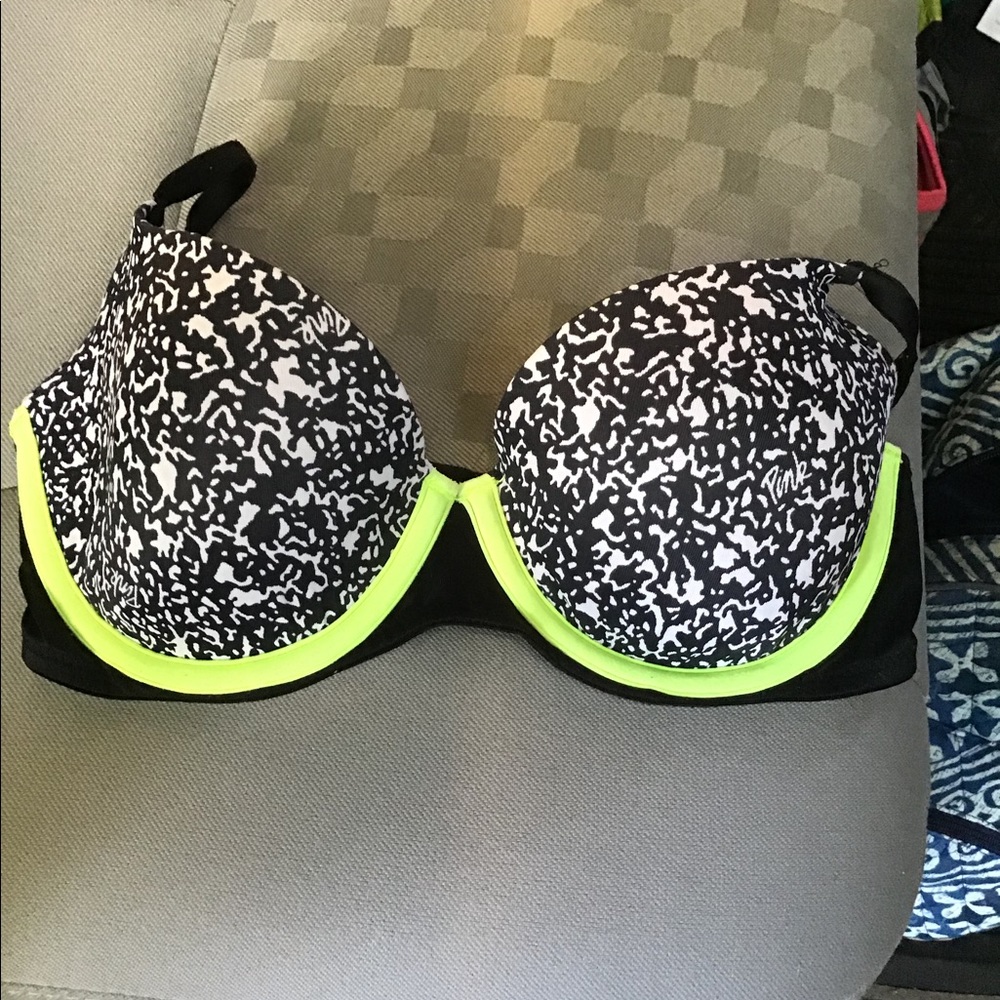 Pink bra
